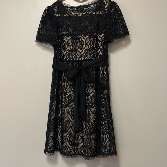Pretty lace dress. Off white lining. Size small - Picture 5 of 5